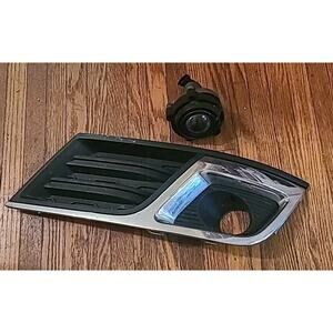 OEM Chevy Traverse 2013-2017 Fog Light &Cover SET Black Silver Drivers Left Side